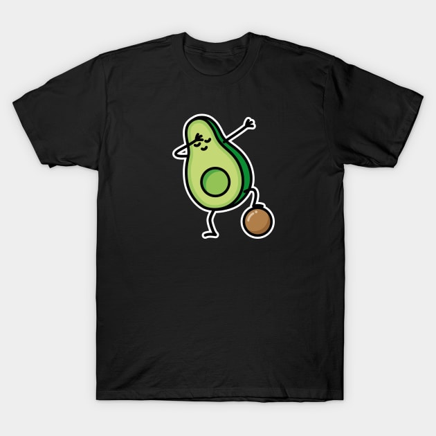 Dab dabbing avocado funny soccer soccer player T-Shirt by LaundryFactory